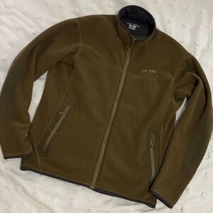 Arc'teryx PolarTec Zip-Up Jacket | Men’s Brown Fleece Jacket